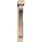 Ekena Millwork Legacy Block Smooth Bracket w/ Offset Brace, Douglas Fir, 5 1/2"W x 34"D x 38"H BKT0604X34X38LEC05SDF - alternate 4